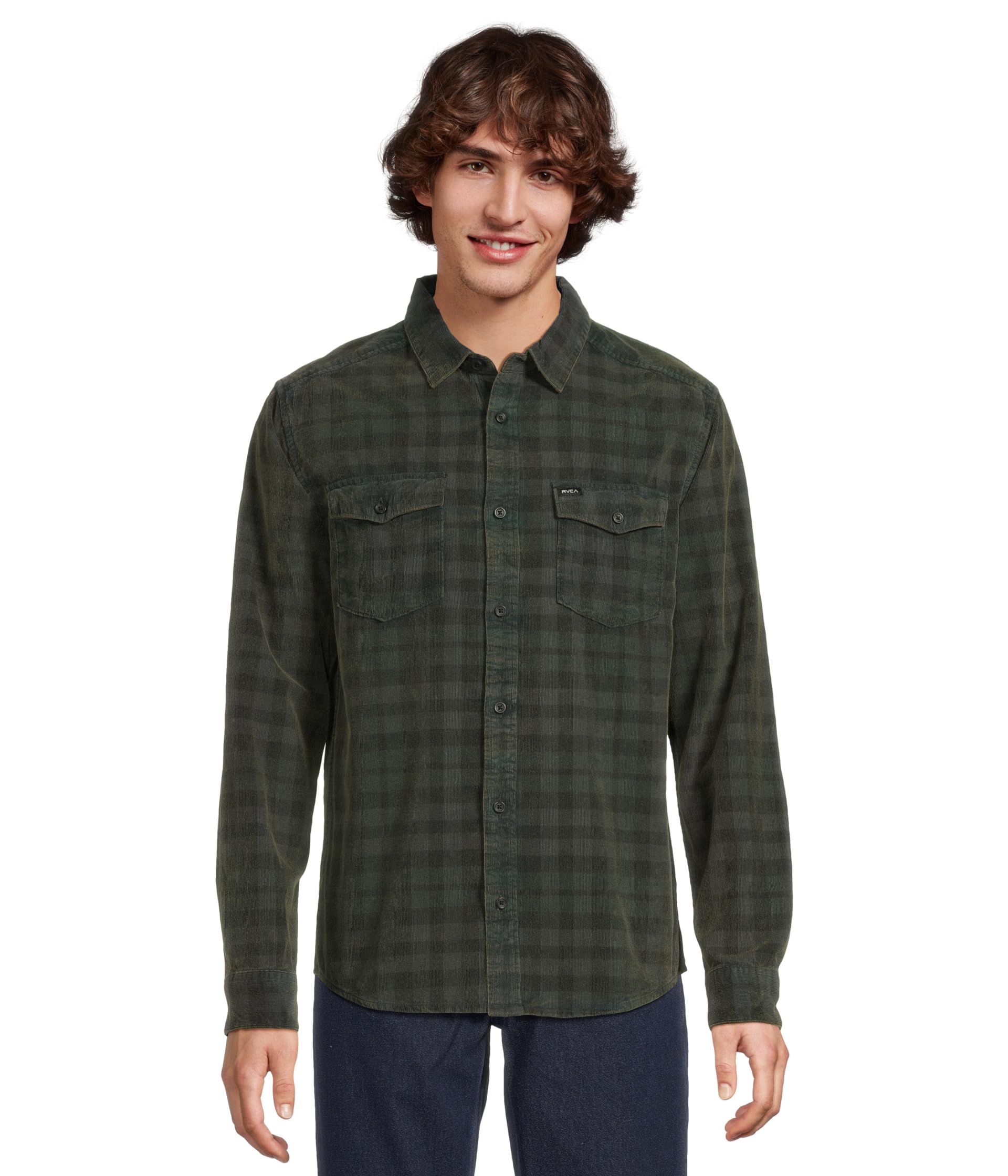 Рубашка RVCA Artifice Cord Long Sleeve