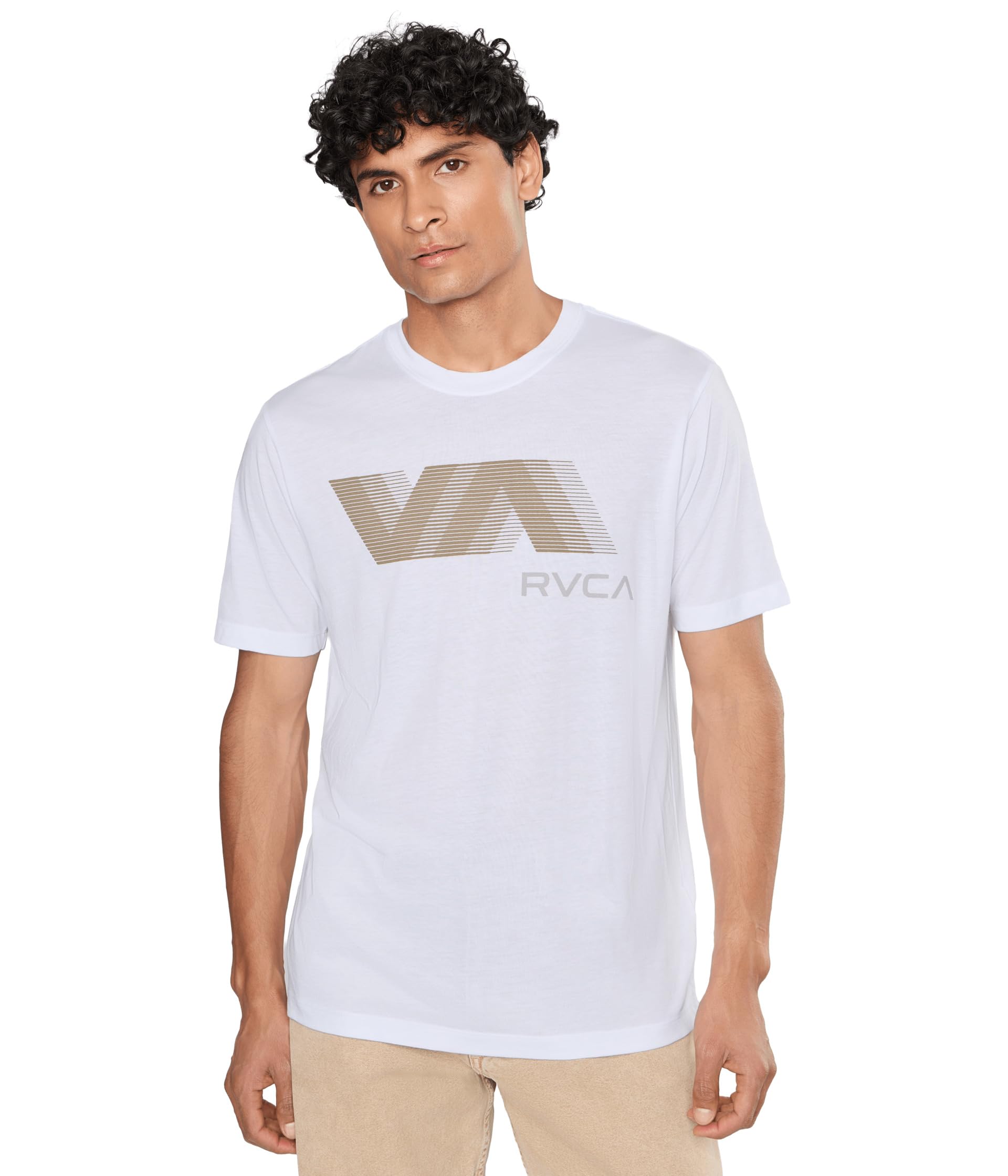RVCA Мужская рубашка VA Blur Short Sleeve