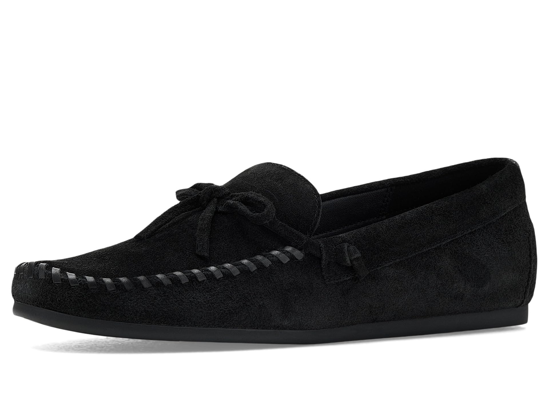 The Meadow Whipstitched Driver in Suede