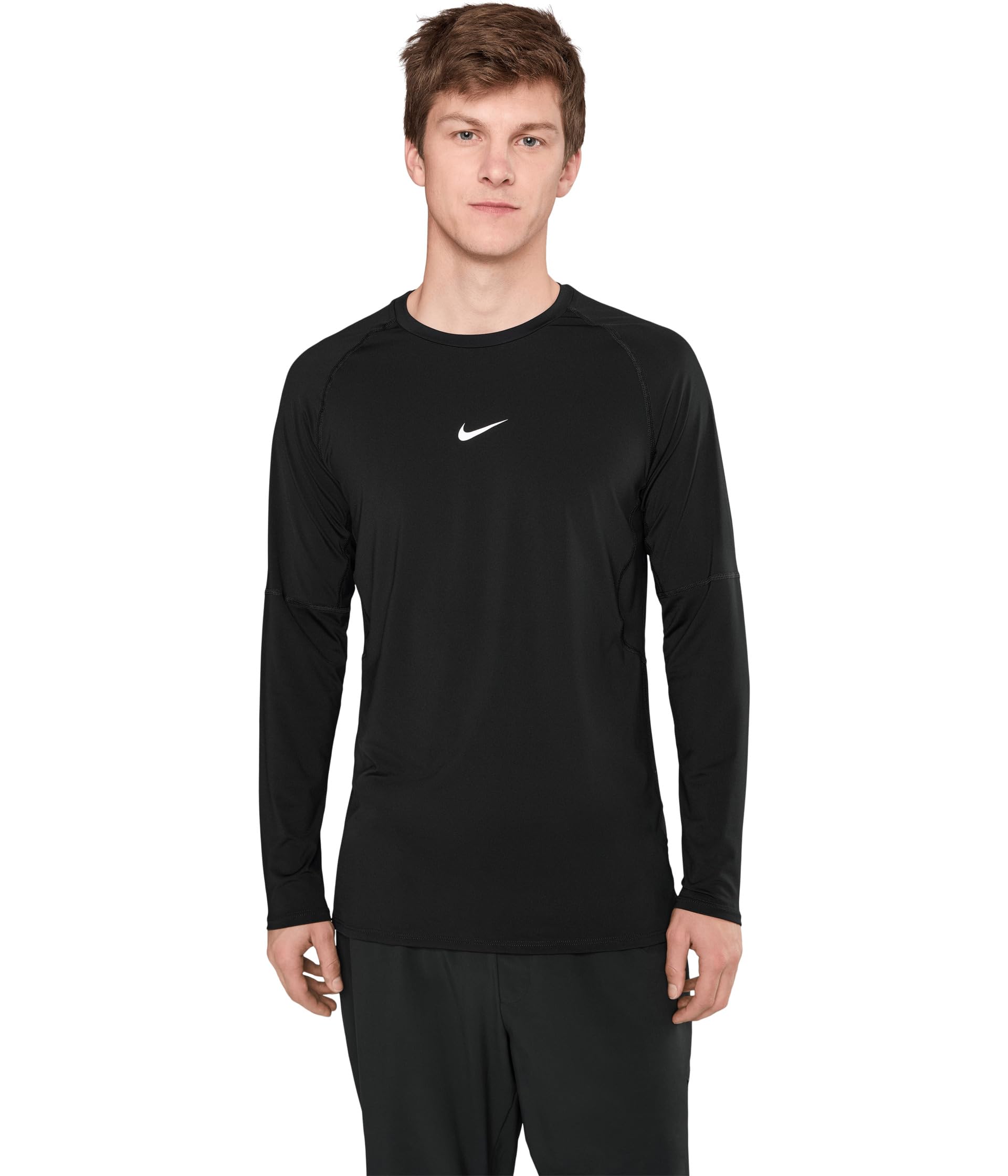 Pro Dri-FIT облегающая фитнес-футболка с длинным рукавом