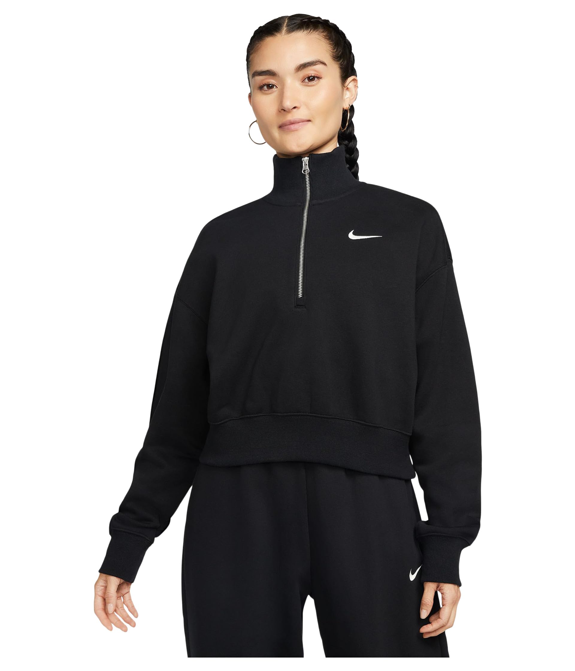 Sportswear Phoenix Fleece 1/4-Zip Cropped Sweatshirt