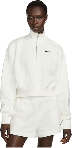 Nike Свитшот Nike Phoenix Fleece с коротким воротником на молнии 1/4-Zip