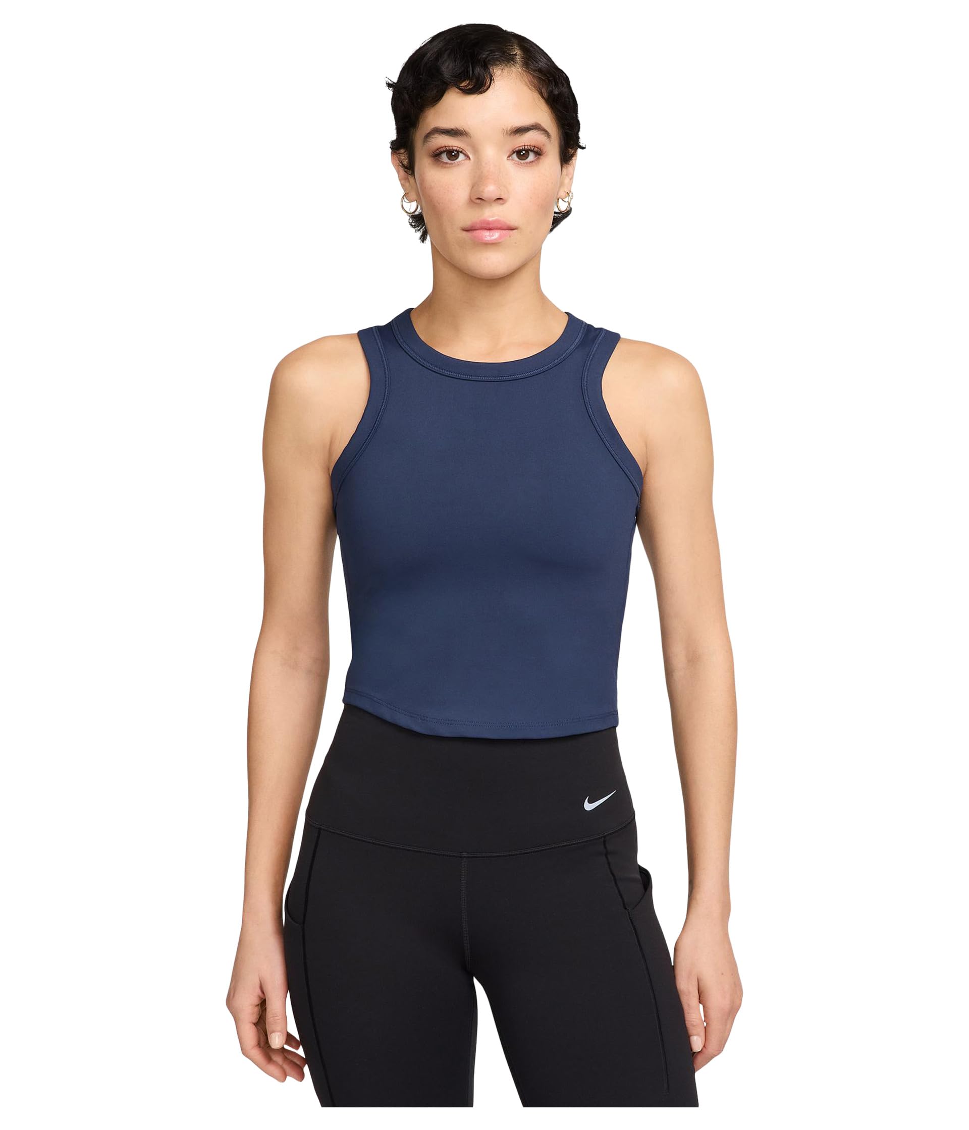 One Fitted Dri-FIT Cropped Tank Top