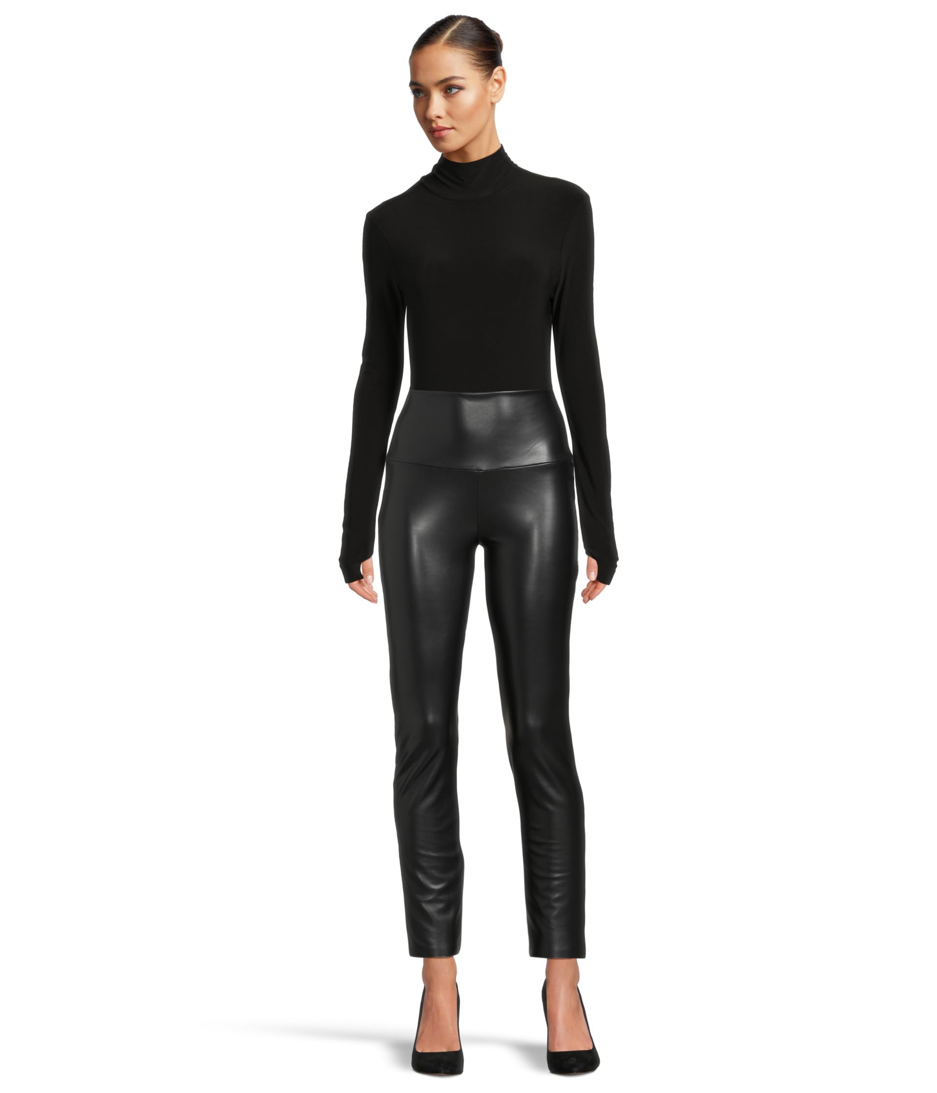 Long Sleeve Turtle Open Back Bodysuit