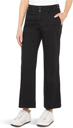 High-Rise Cinch Waist Wide Leg Pants