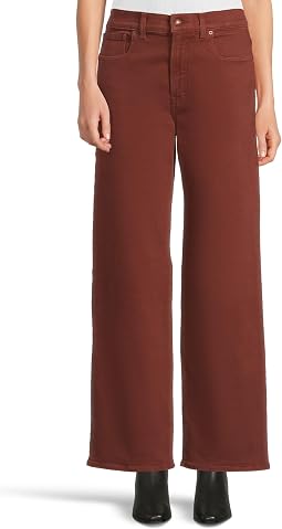 Женские джинсы Perfect Vintage Wide-Leg в цвете Deep Redwood
