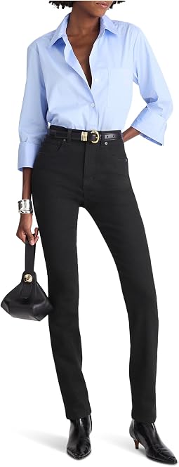 Джинсы New Pencil In Black Frost Madewell Женские