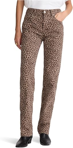 Longline Straight Jean in Dark Mocha