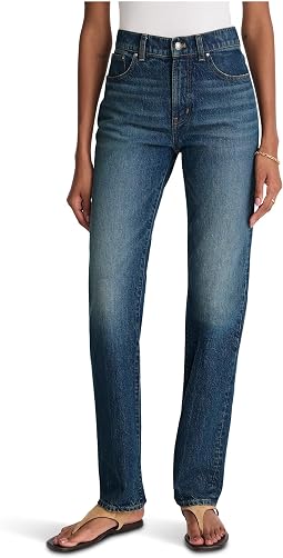 Longline Straight Jean In Greendale Wash