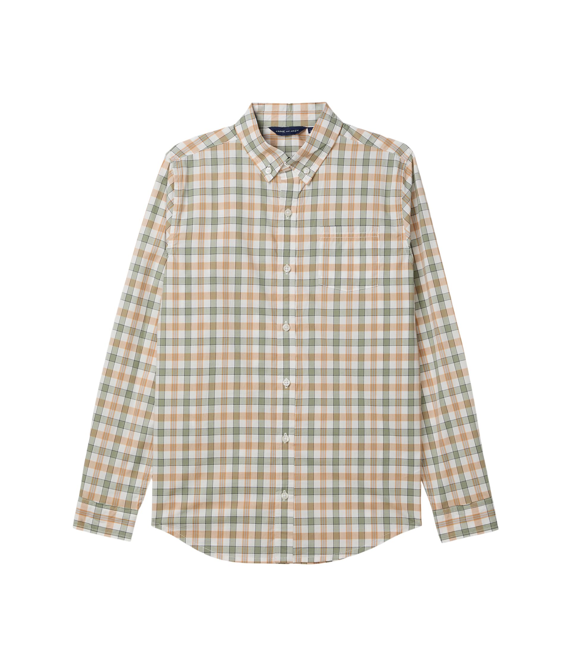 Рубашка в клетку Poplin Button Down Janie and Jack