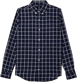 Tattersall Plaid Woven Top (Toddler/Little Kid/Big Kid)