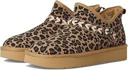 Leopard Print Faux Suede
