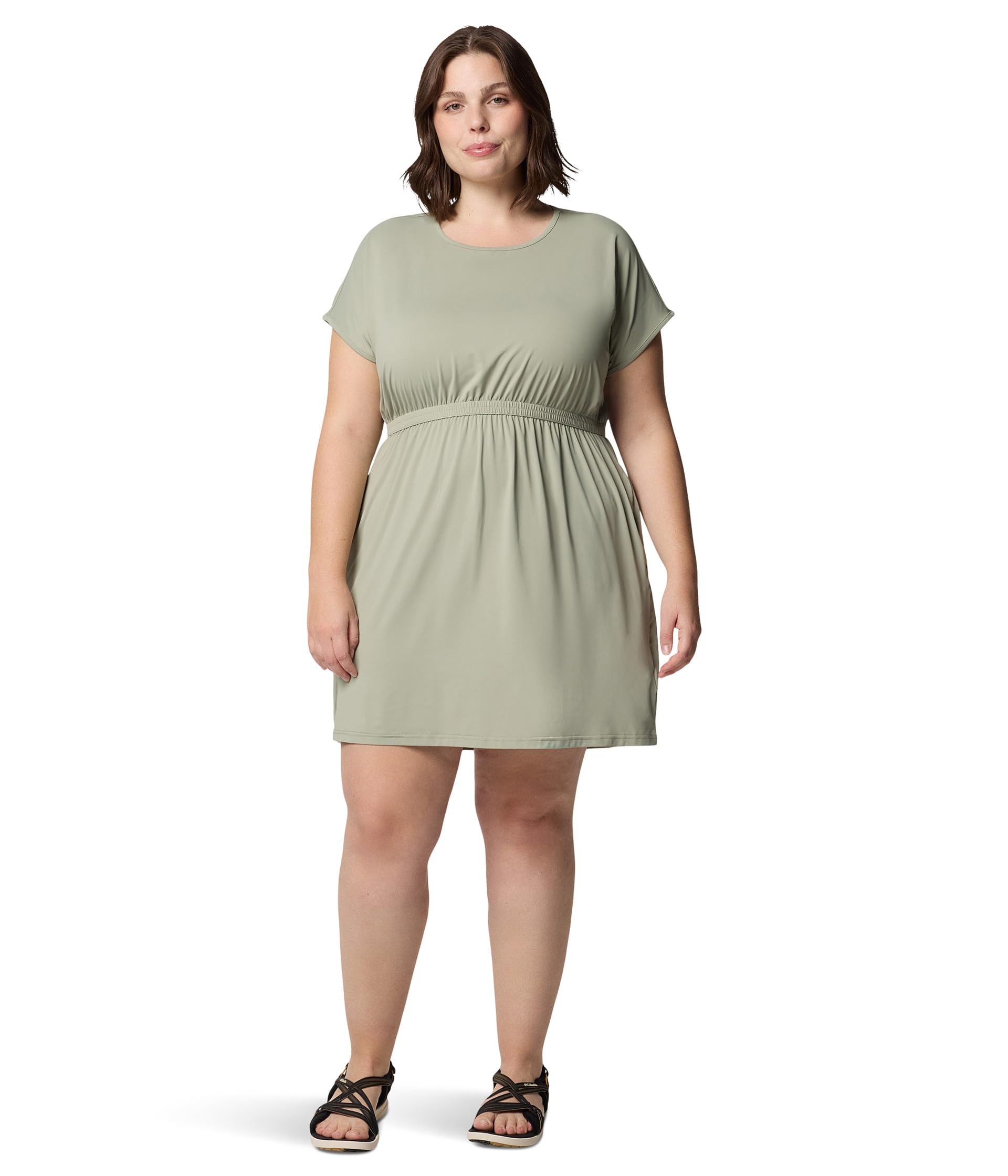 Платье Plus Size Chill River™ с коротким рукавом