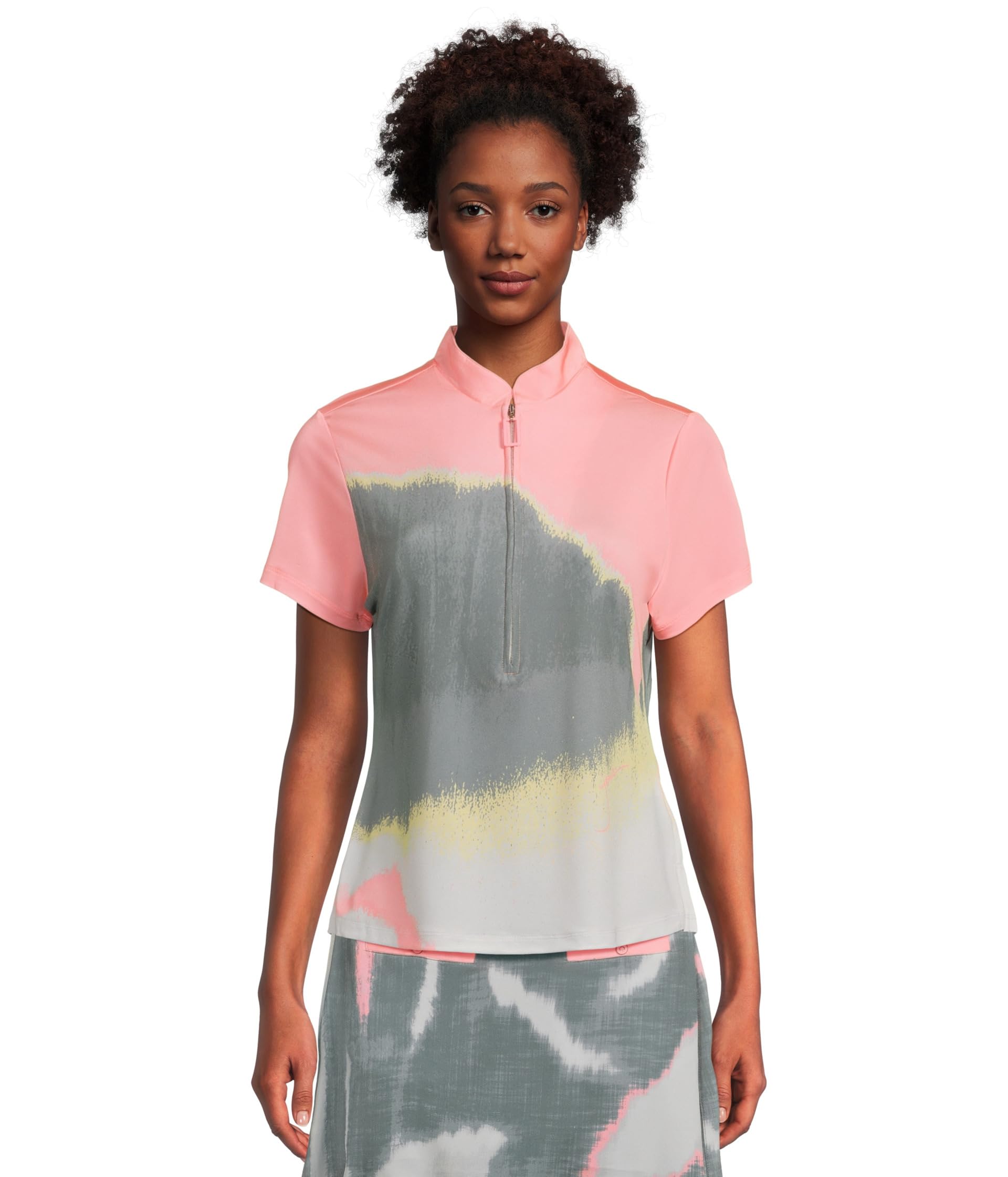 Поло с принтом Landscape Short Sleeve