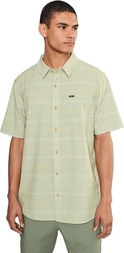 UPF Slub Relaxed Short Sleeve Woven Shirt