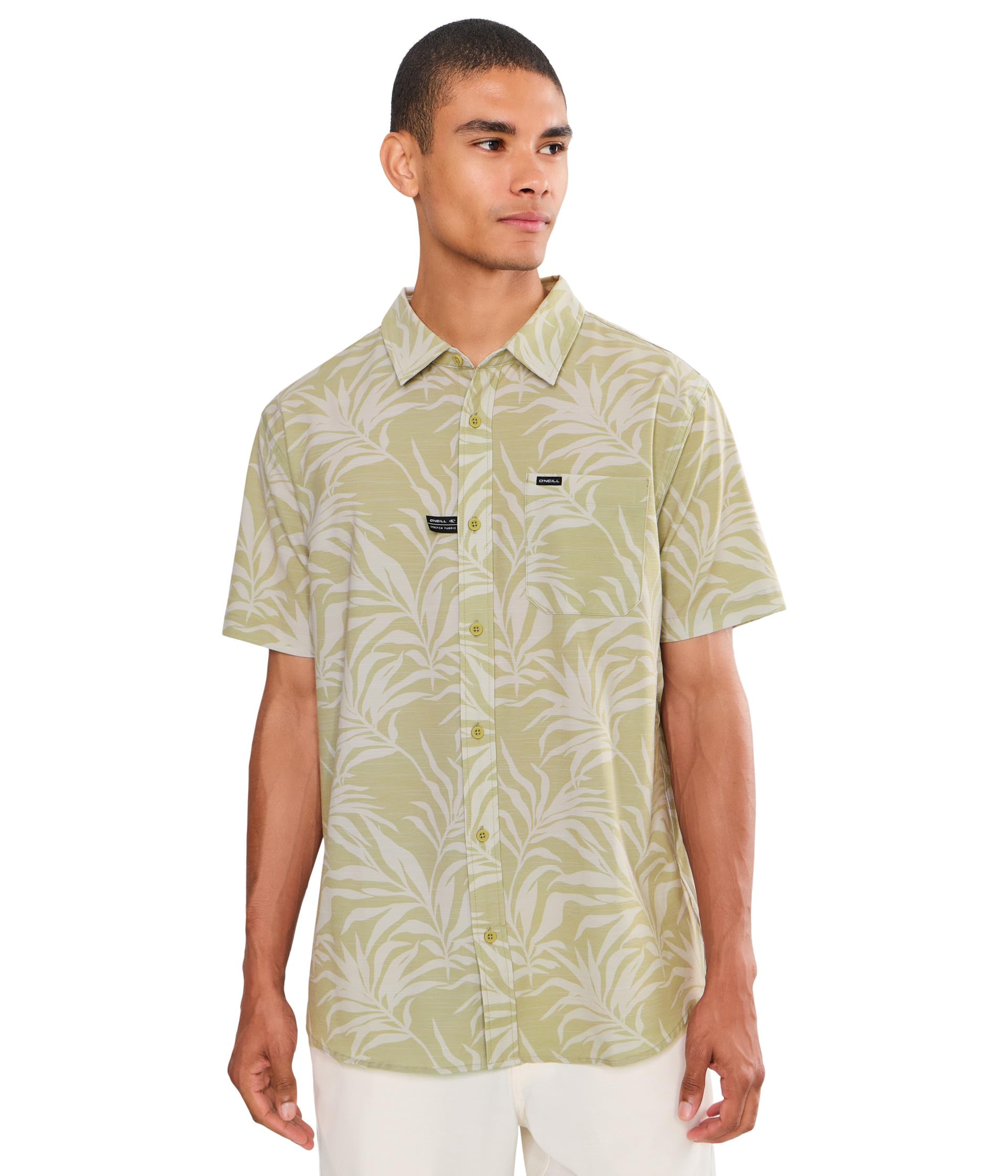 UPF Slub Standard Short Sleeve Woven Shirt