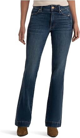 Natalie High-rise Bootcut Side Inset-wide Hem
