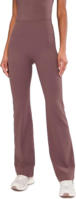 Zenvy Gentle-Support High-Waisted Flared Leggings