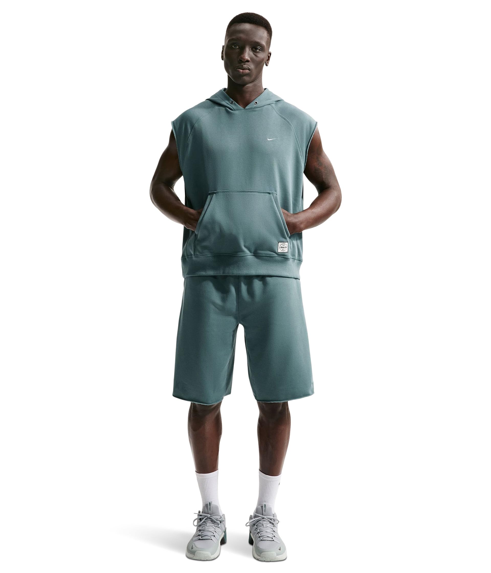 Мужской бесцветный худи Nike Dri-FIT Fleece