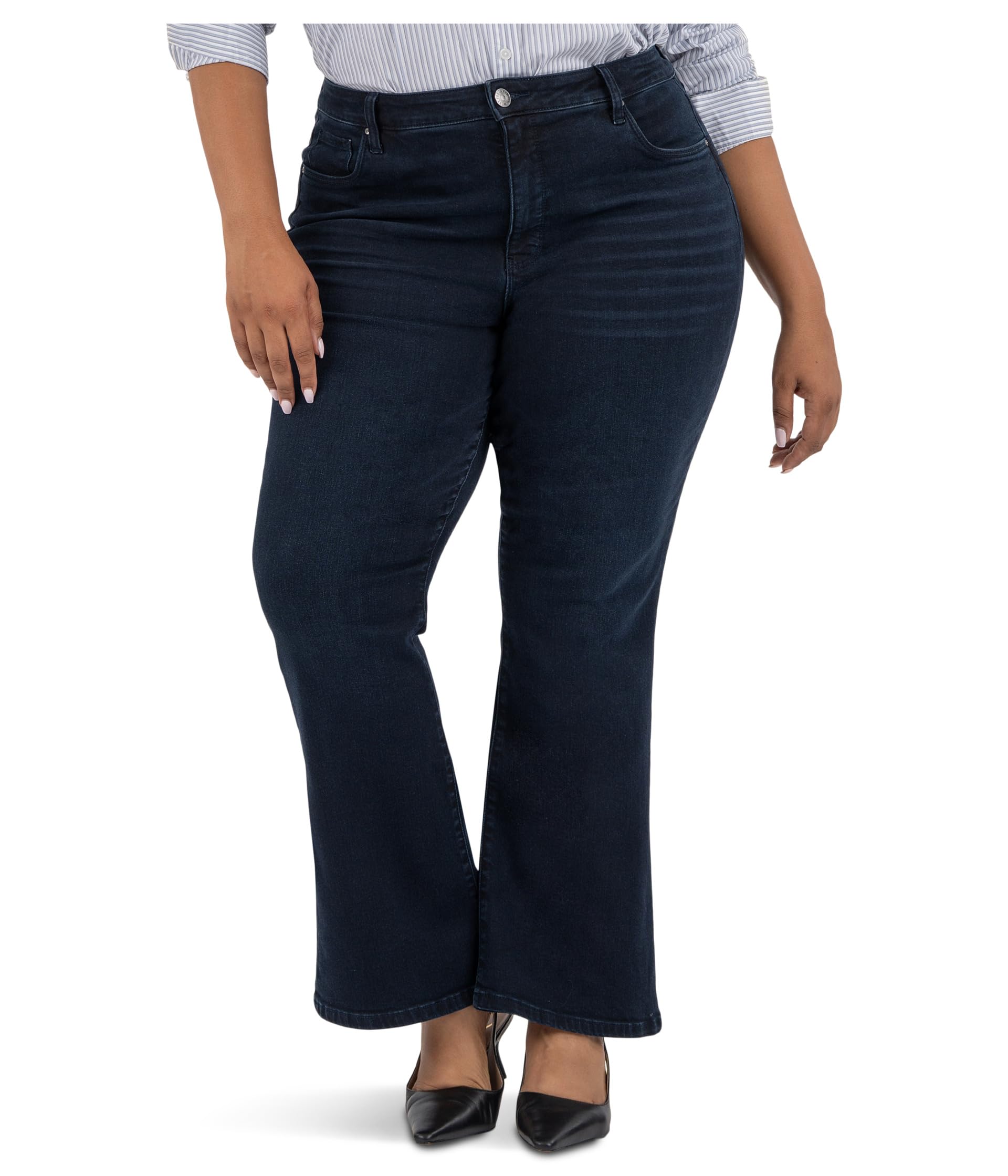 Джинсы Plus Size Ana High-rise Fab Ab Flare-Baby