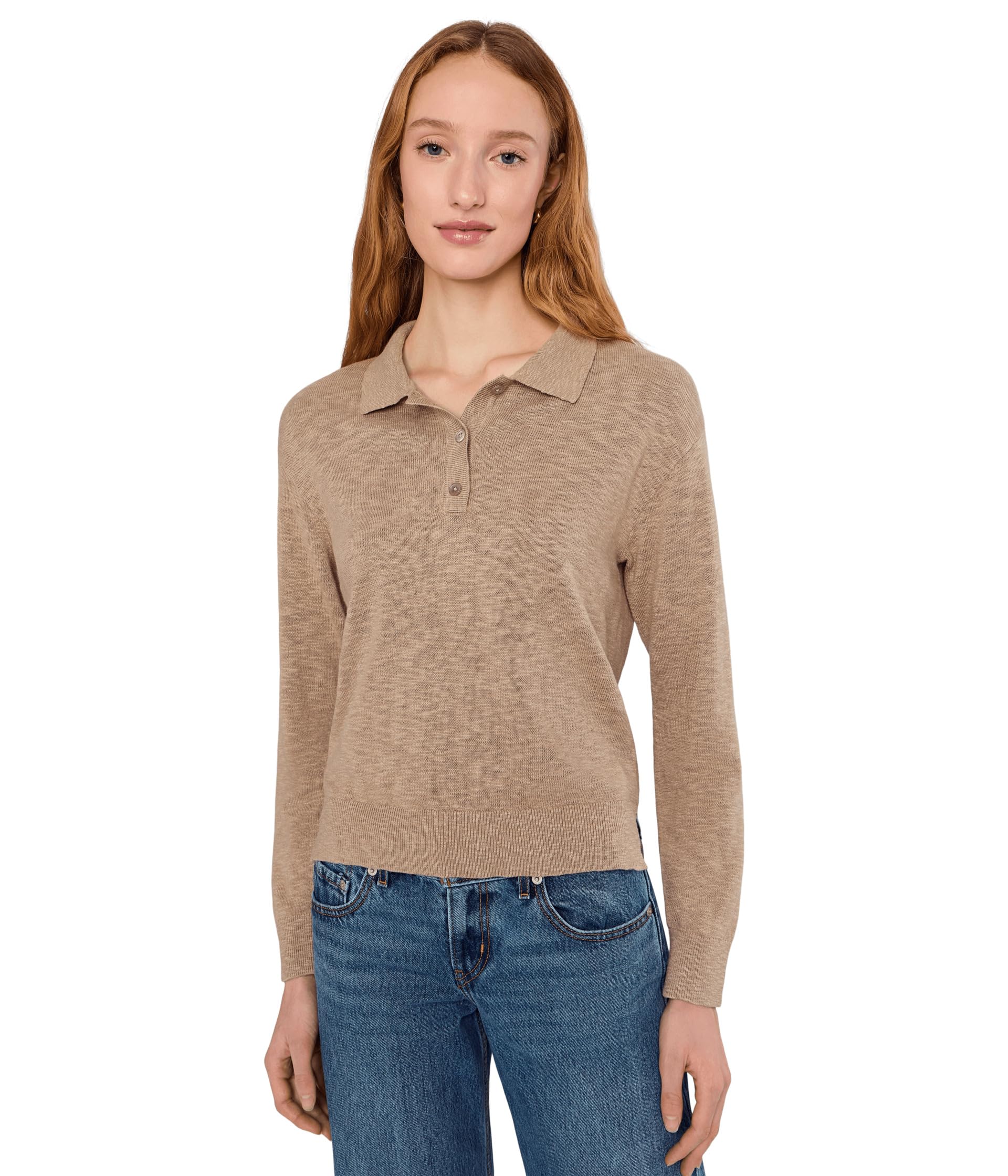 Long Sleeve Polo Sweater