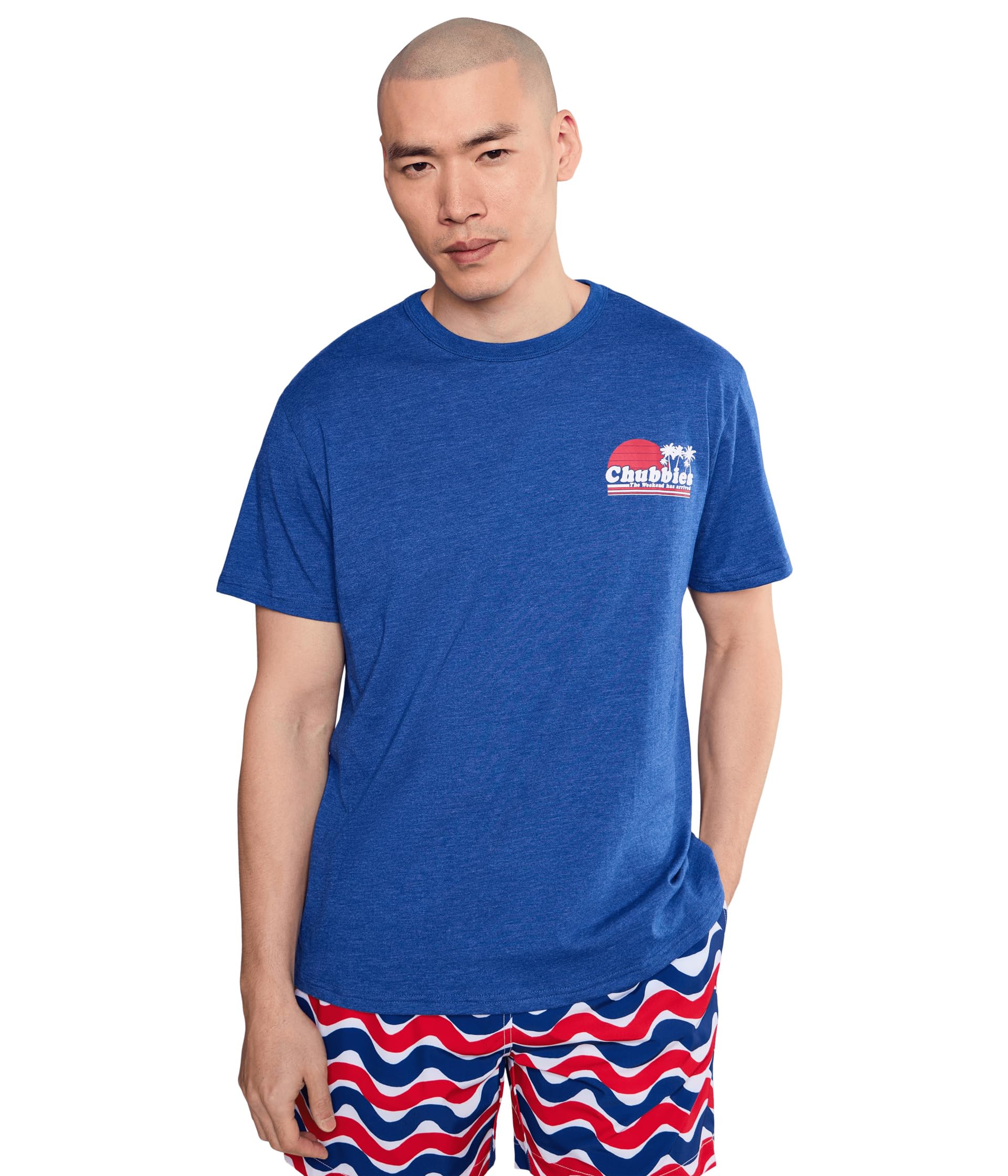 Мужская футболка Chubbies The Ol' College Try (без графики на кармане)