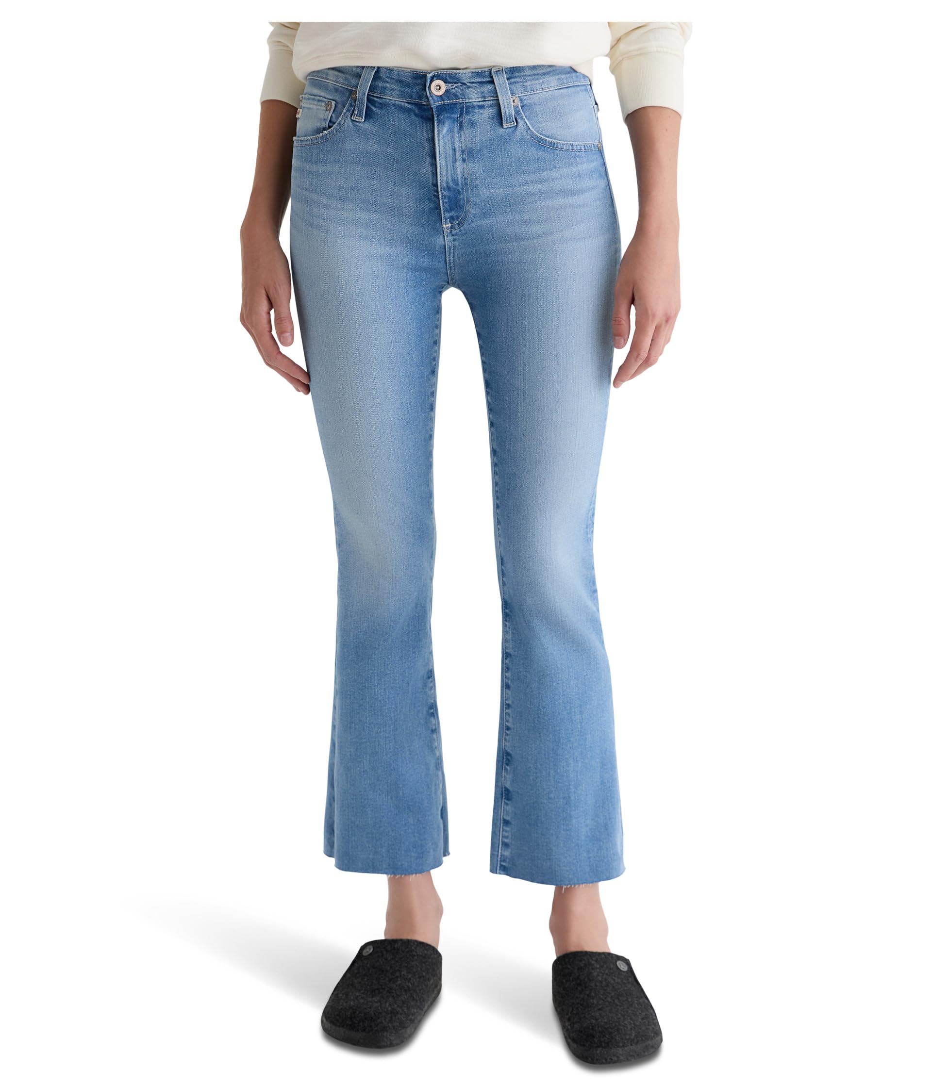 Farrah Mid Rise Crop Boot Jean In 14 Years Fortuna