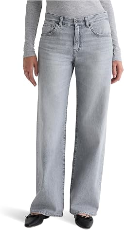 Джинсы AG Jeans Adria Low Rise Baggy Wide Leg In Al Fresco