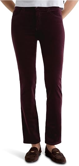 Mari Mid Rise Slim Straight Jean In Winery