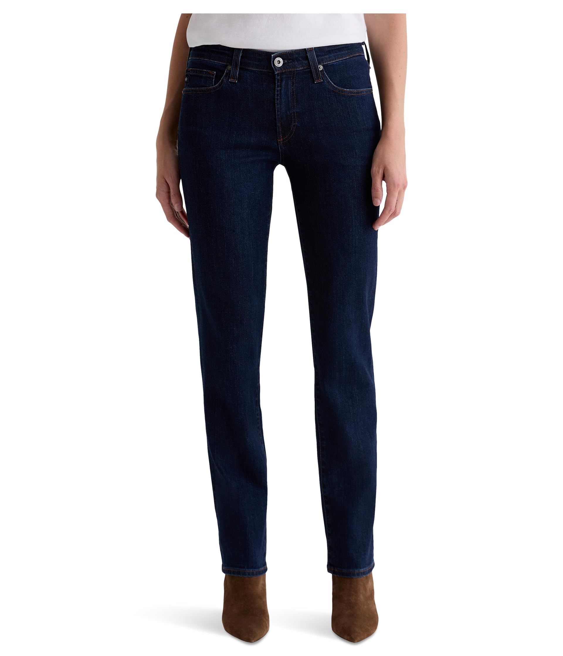 Sandra Low Rise Slim Straight In Modern Indigo
