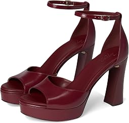 Cranberry Red Leather