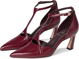 Cranberry Red Leather