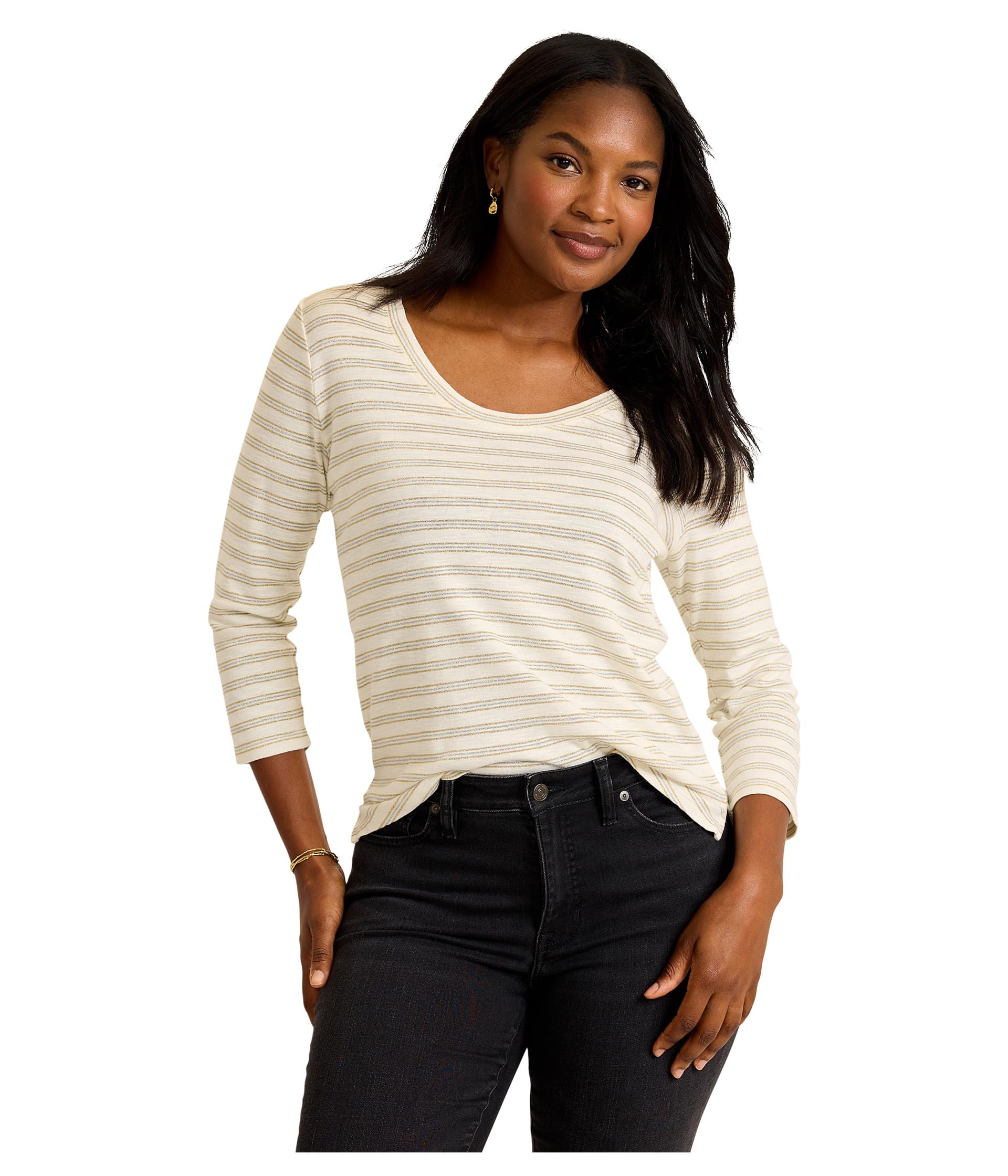 Ashby Isles Metallic Stripe Tee
