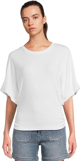 Vicky Scoop Neck Balloon Sleeve Tee