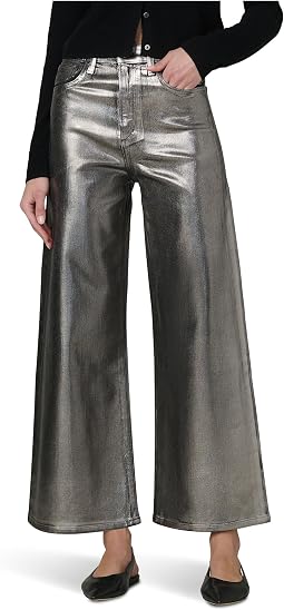 The Mia Wide Leg Ankle Foil