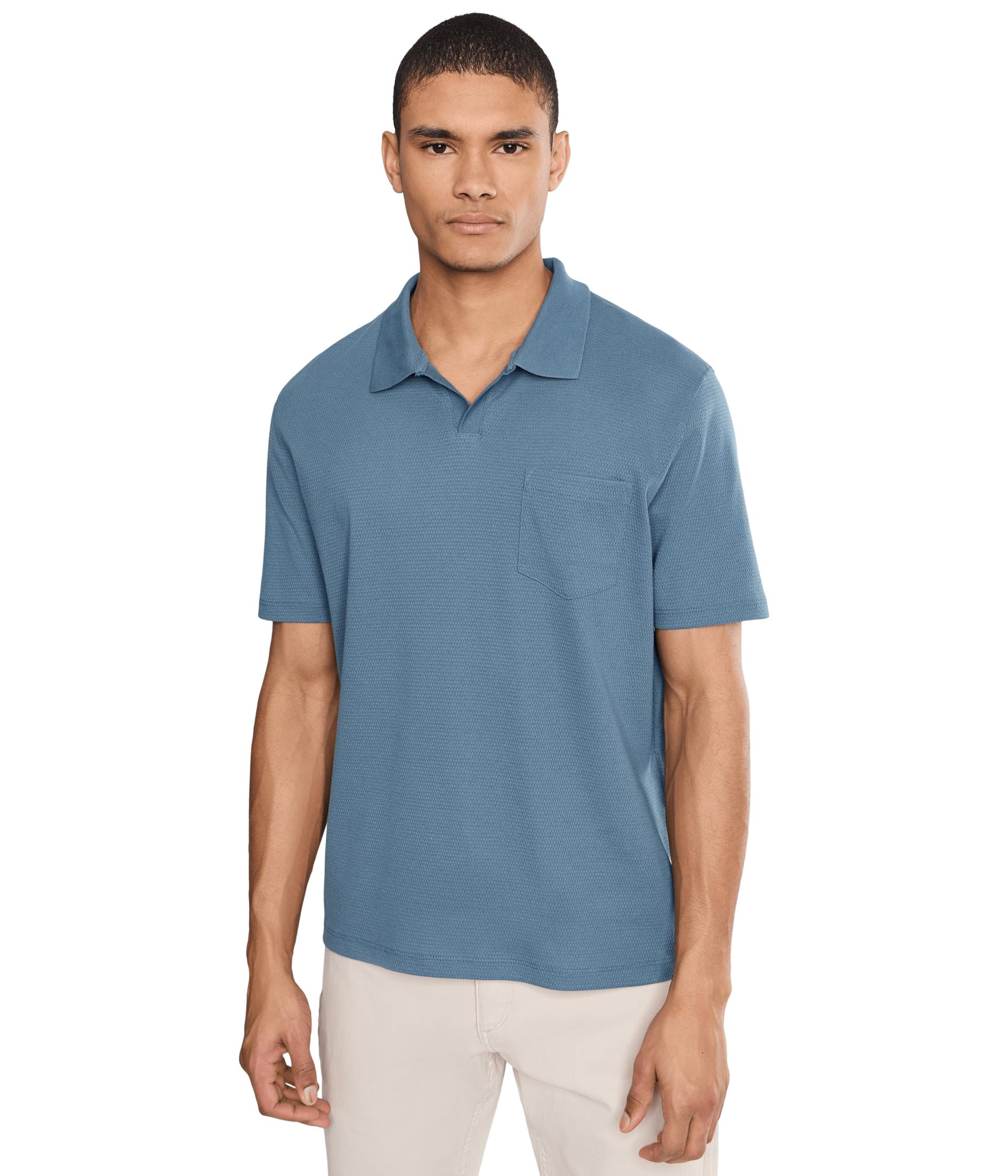 Short Sleeve Johnny Collar Vince Мужской