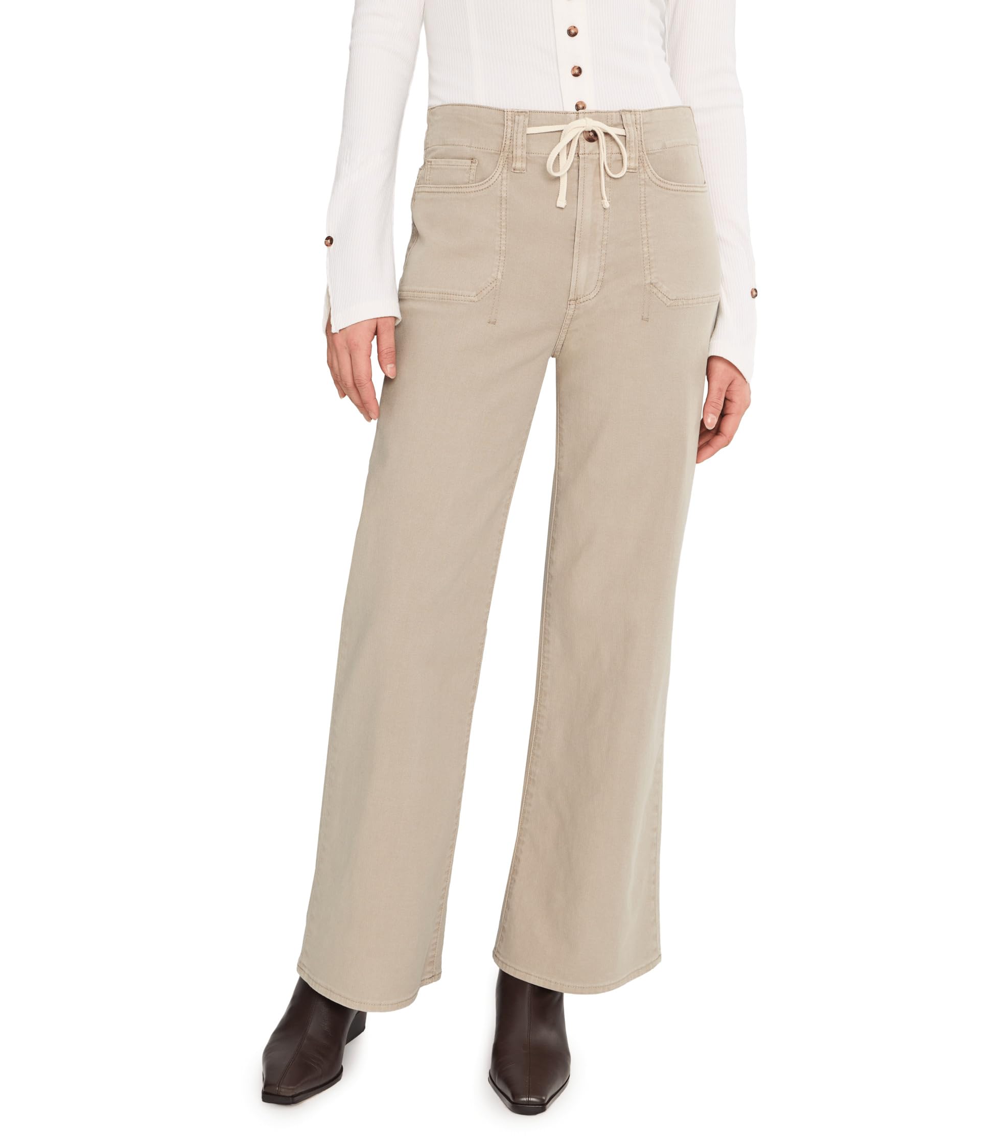 Arellia Ankle Utility Pockets And Knee Darts In Vintage Dark Cobblestone