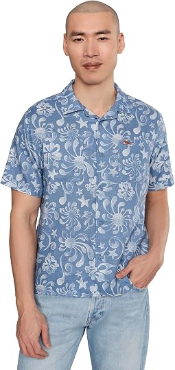 RVCA Alvarez Aloha рубашка с коротким рукавом