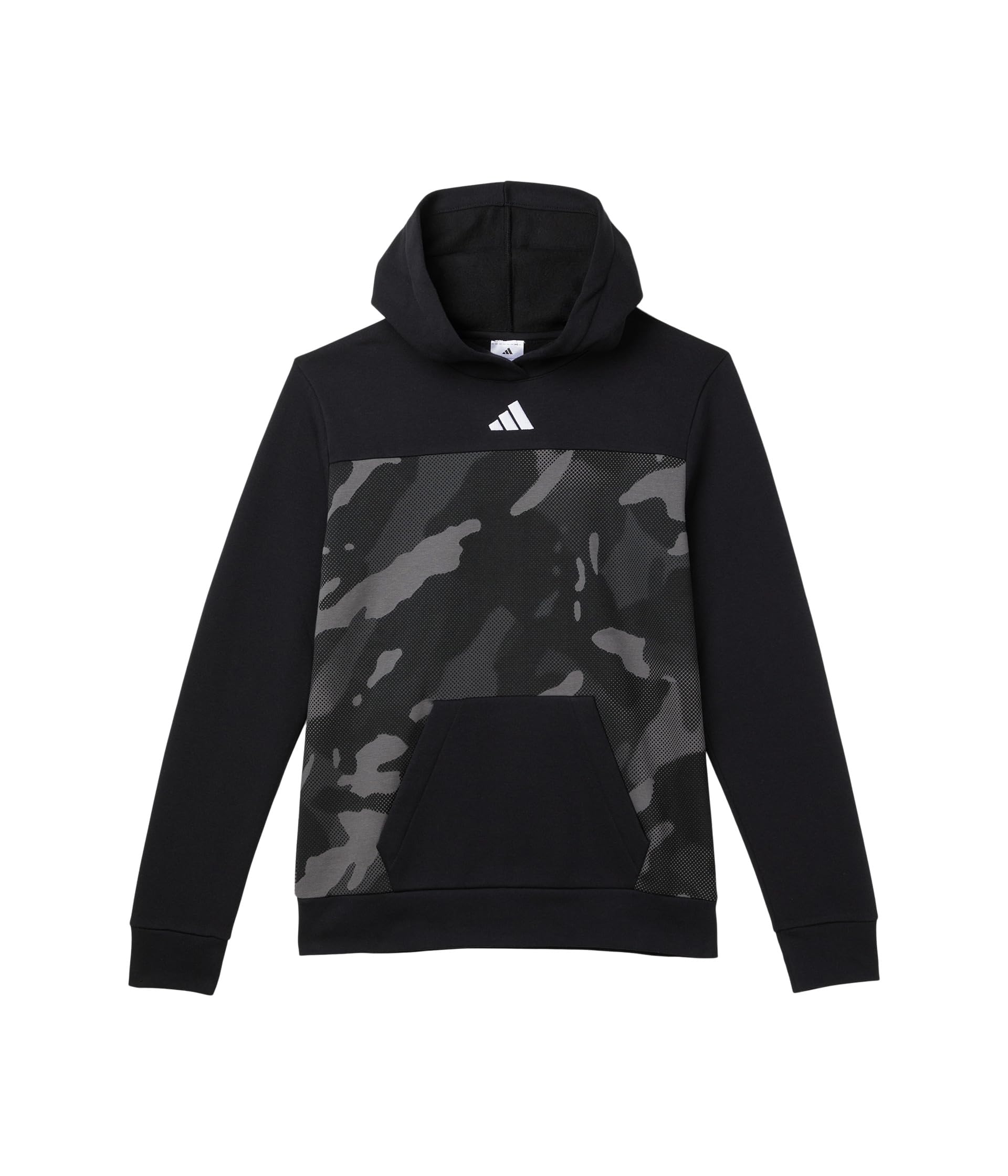 All Over Printcolor Block Halftone Camo Hooded Pullover (Big Kid)