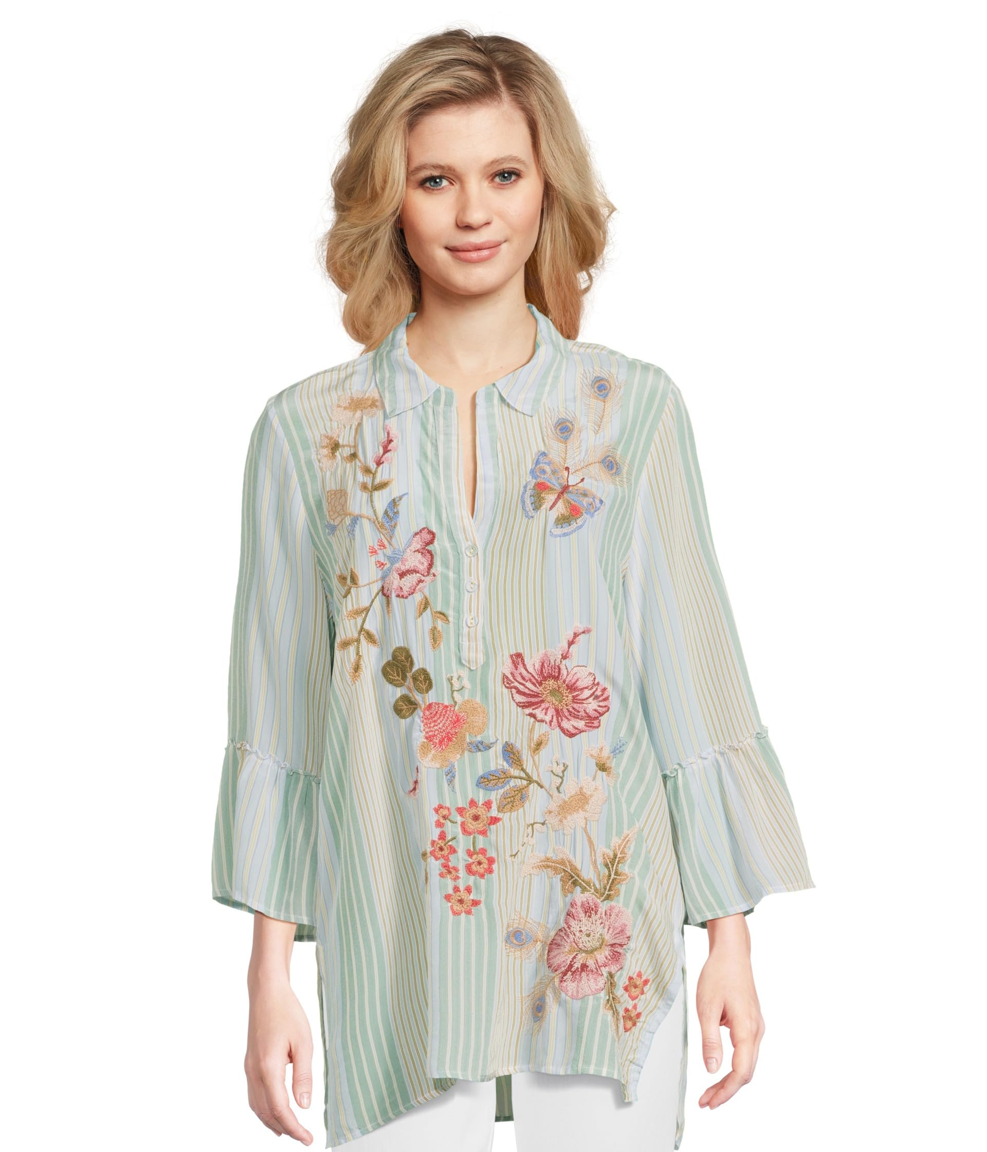 Туника с рюшами на рукавах Henley - Florrie