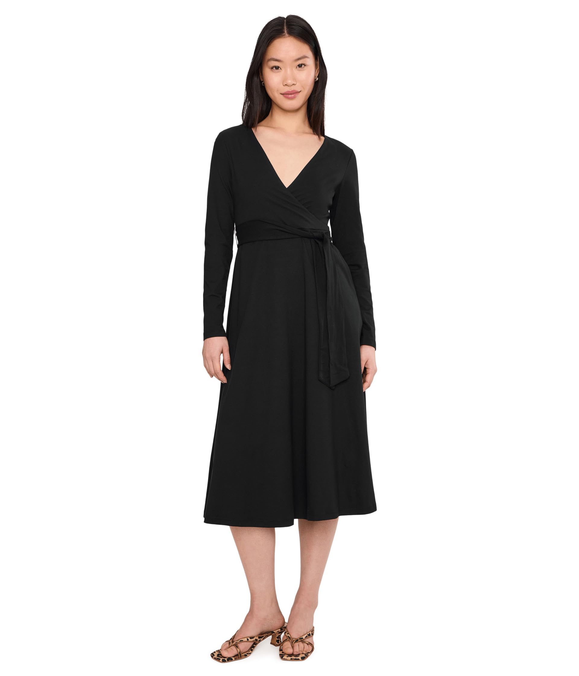 Женское платье Faux Wrap Fit & Flare