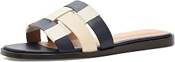 Midnight/Alabaster Leather