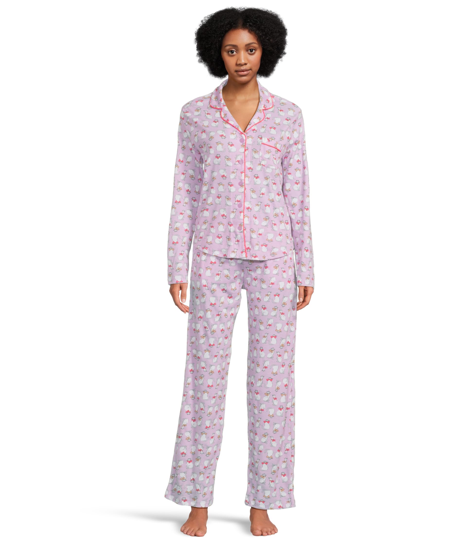 Novelty Long Sleeve Girlfriend Pajama Set