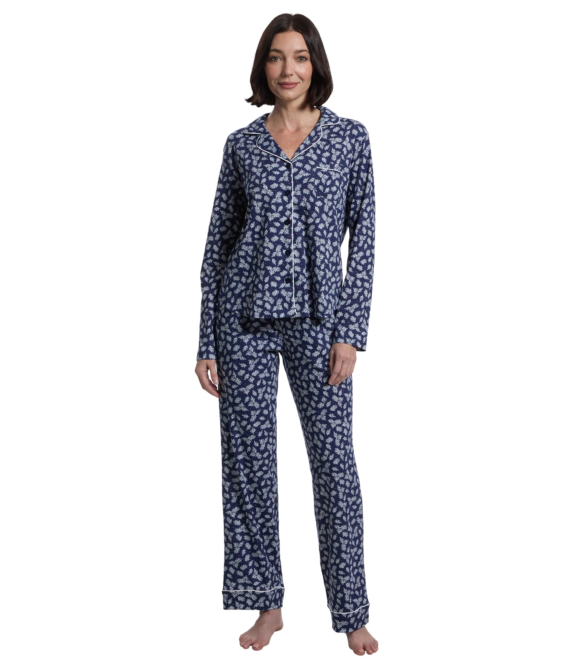Женский комплект Jolly & Bright Long Sleeve Notch Top & Long Pants