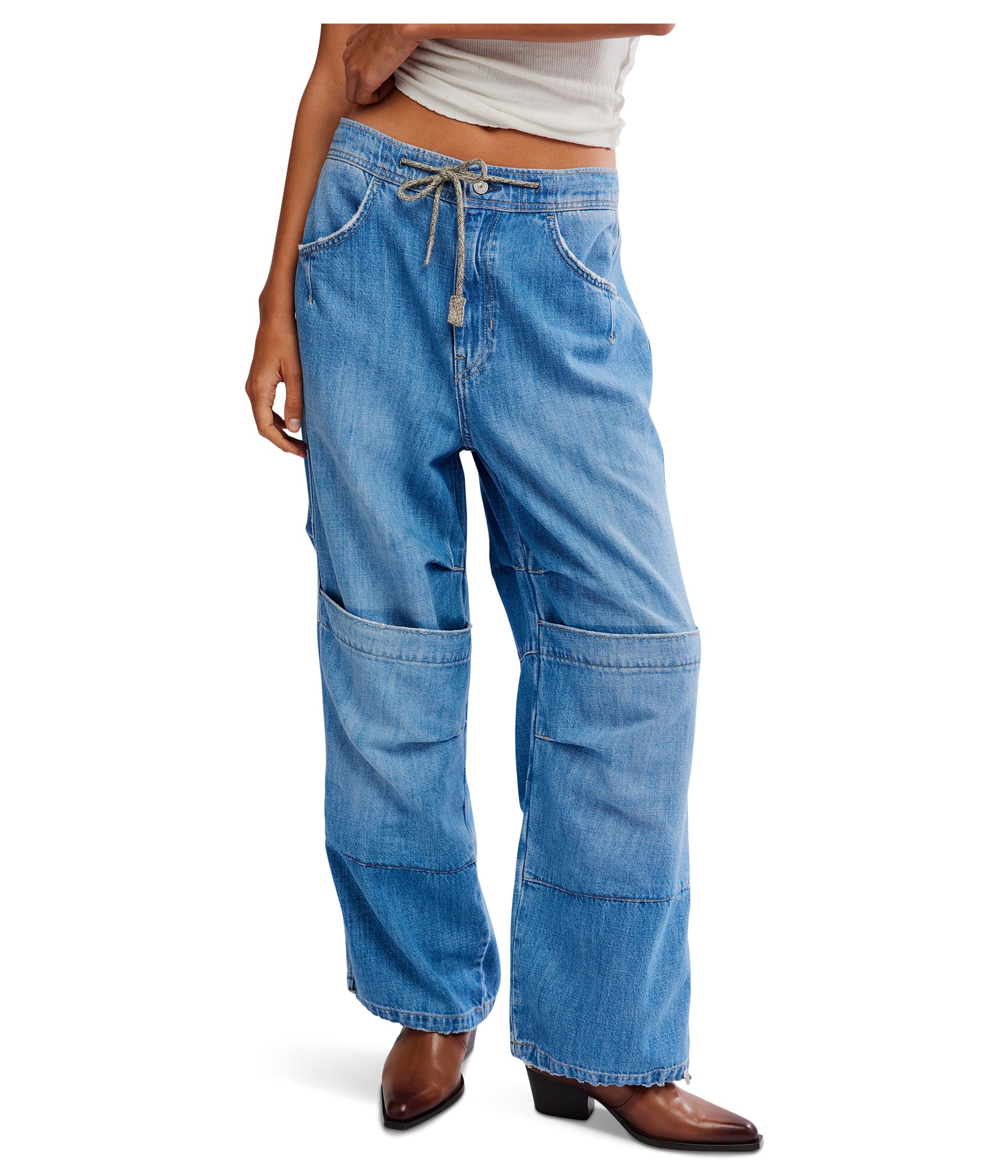 We The Free Logan Cinched Cargo Jeans