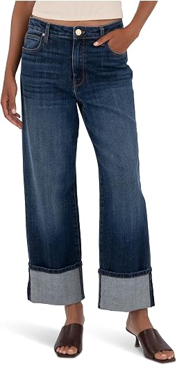 Джинсы Sienna High-Rise Straight Leg-Roll Up 5" in Clarity
