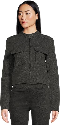 Женская укороченная куртка Ponte Twill