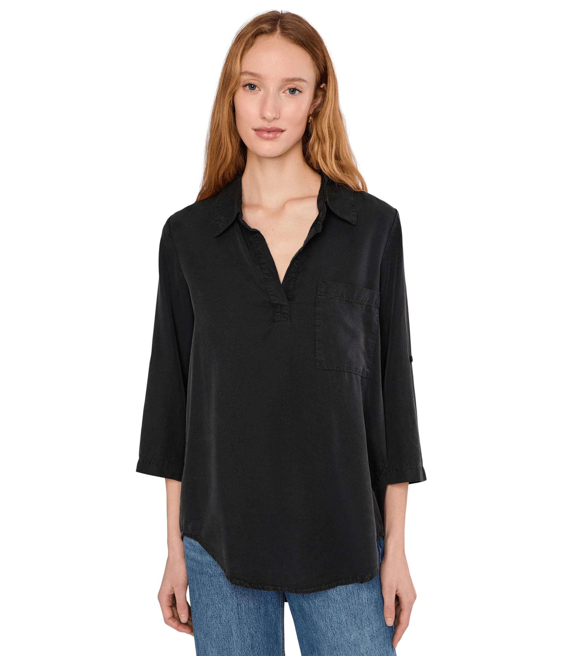 Roll Tab, Patch Pocket, Tunic