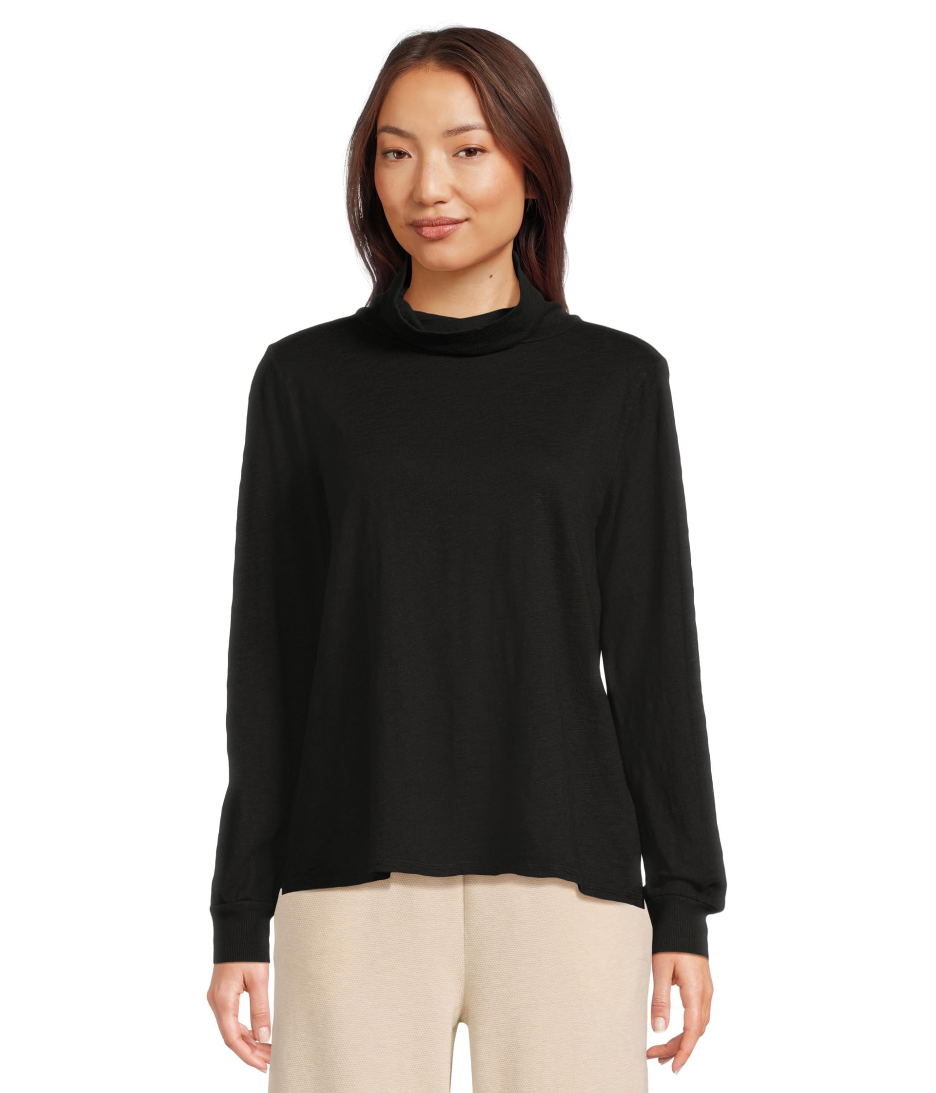 Женский топ Long Sleeve Turtle Neck Tee