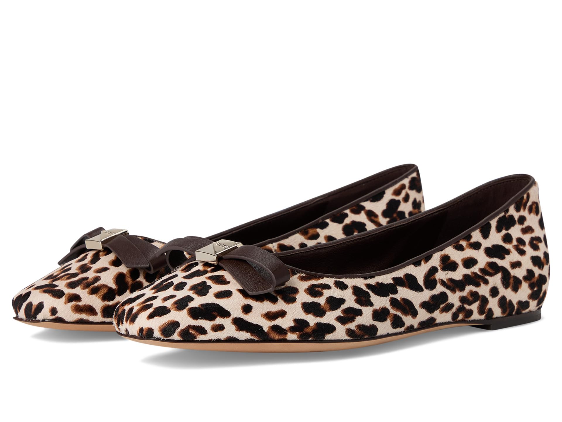 Deco Bow Downtown Leopard Haircalf Flat